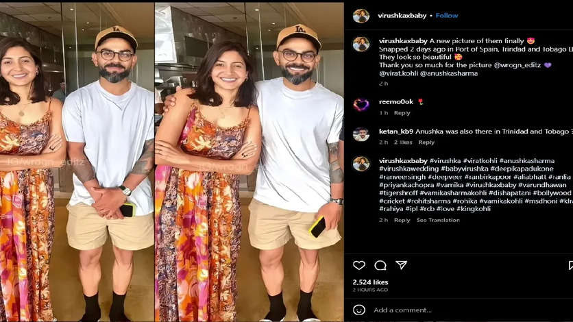 After Returning From West Indies Virat Kohli's Latest Photo With Wife Anushka Sharma Goes Viral