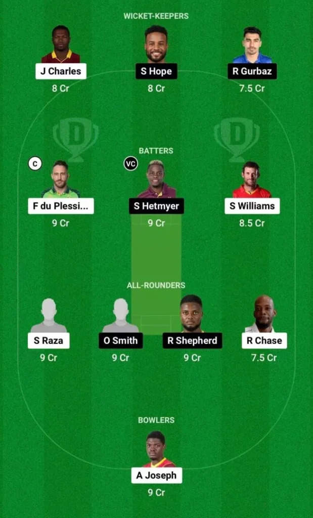 Caribbean Premier League: SLK vs GUY Dream11 Prediction, Playing XI, Fantasy Cricket Tips, Pitch Report & Injury Updates for CPL 2023, Match 4