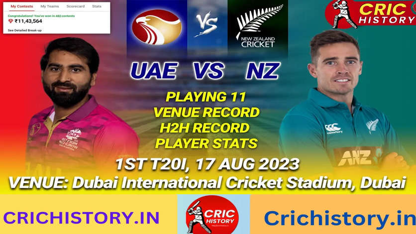 New Zealand Vs United Arab Emirates 1st T20I Dream 11 Prediction: Get Your Fantasy Team Ready