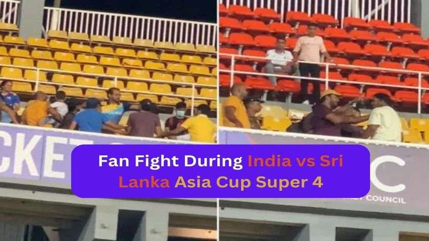 Ugly Brawl Breaks Out Between Fans During India vs Sri Lanka Asia Cup Super 4 Tie | WATCH