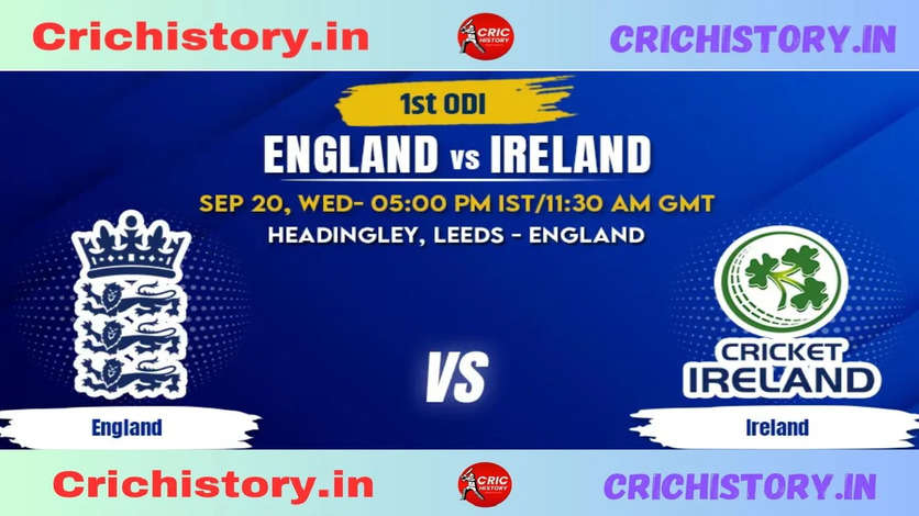 England Vs Ireland 2023 1st ODI Live Streaming: When And Where To Watch 1st ODI LIVE In India Online And On TV