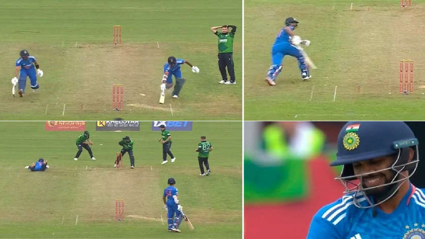 WATCH: Comedy of errors during India-Ireland first T20I In Dublin