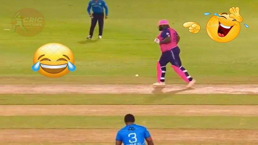 A Funny Run Out Like No Other! Video Of Rahkeem Cornwall's Dismissal Is Viral