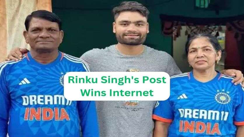 Rinku Singh's Heartwarming Post With Parents After Making India Debut Wins Internet Once Again