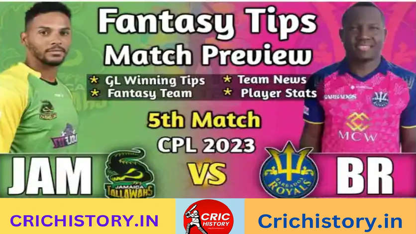 CPL 2023, Match 5: JAM vs BR Dream11 Prediction Today Match, Dream11 Team Today, Fantasy Cricket Tips, Playing XI, Pitch Report, Injury Update