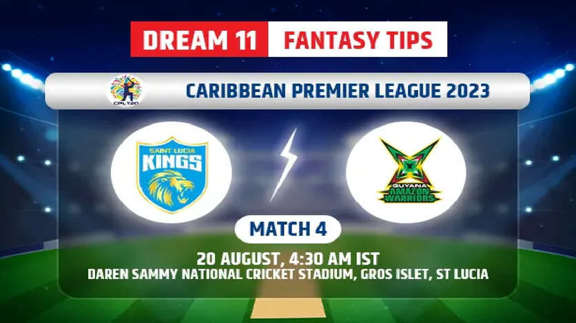 Caribbean Premier League: SLK vs GUY Dream11 Prediction, Playing XI, Fantasy Cricket Tips, Pitch Report & Injury Updates for CPL 2023, Match 4