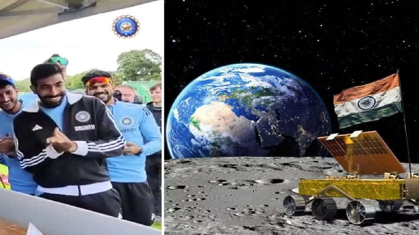 Watch: Team India Celebrate As Chandrayaan-3 Lands On Moon