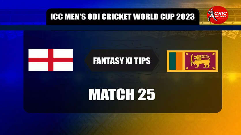 ENG Vs SL Dream11 Team Prediction, Match Preview, Fantasy Cricket Hints: Captain, Probable Playing 11s, Team News; Injury Updates For Today’s ICC Cricket World Cup 2023 Match No 25 in Bengaluru