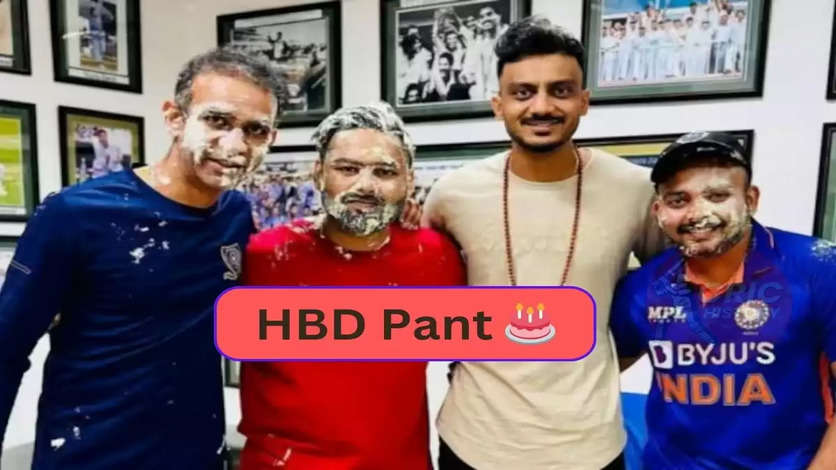 Prithvi Shaw, Axar Patel Smash Cake on Rishabh Pant's Face as He Celebrates 26th B'day at NCA - WATCH