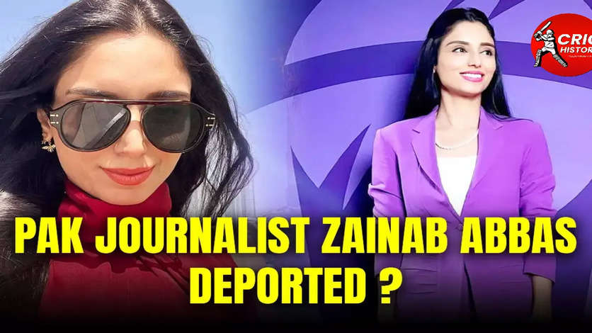 Zainab AbbasWatch: Pakistani presenter Zainab Abbas left India for ‘personal reason' or deported? This is what ICC said