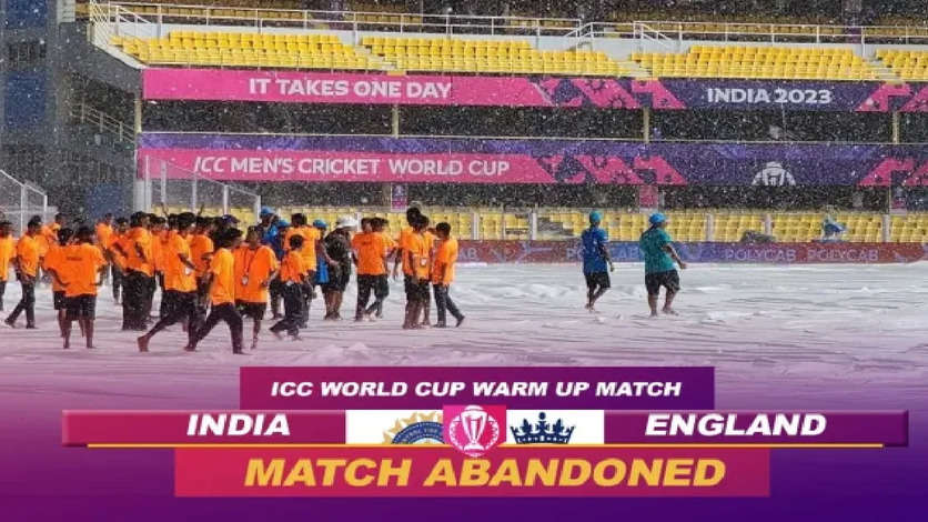 India vs England Highlights, Cricket World Cup 2023 Warm Up: IND vs ENG Match Called Off Due To Rain In Guwahati