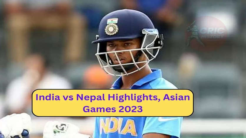 India vs Nepal Highlights, Asian Games 2023: Yashasvi Jaiswal, Ravi Bishnoi Shine As India Beat Nepal To Enter Semis