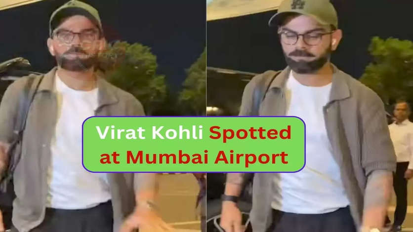 ODI World Cup: Virat Kohli Spotted at Mumbai Airport, Set to Rejoin Team India
