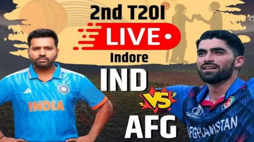 IND vs AFG 2nd T20I Live Score: इंदौर 8 में भारत और अफगानिस्तान के बीच दूसरा T20 मैच आज, कुछ ही देर में होगा टॉस