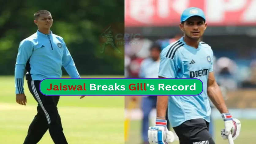 Yashasvi Jaiswal Breaks Shubman Gill's Record, Becomes Youngest Indian to do this...