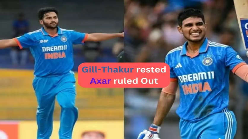 Shubman Gill, Shardul Thakur sent home ahead of third ODI against Australia; Axar Patel ruled out: Report