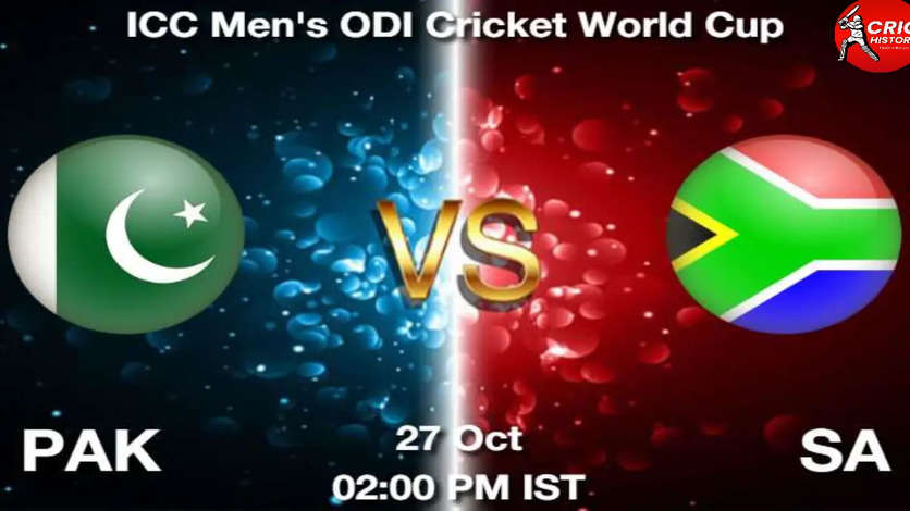 PAK vs SA Dream11 Prediction Today's, CWC Fantasy Cricket Tips, Playing XI, Pitch Report & Injury Updates for Cricket World Cup 2023, 26th Match
