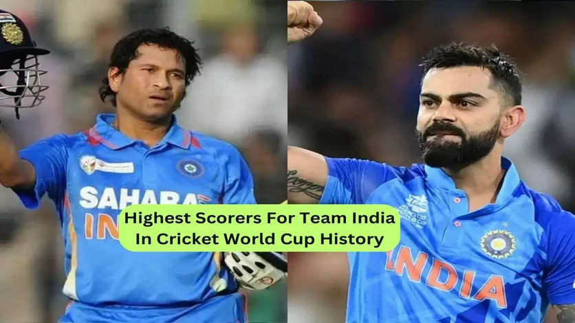 Virat Kohli To Sachin Tendulkar; Highest Scorers For Team India In Cricket World Cup History