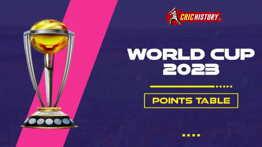 ODI World Cup 2023 Points Table: New Intry In Top Four As Australia Displace Pakistan, India In 2nd Spot
