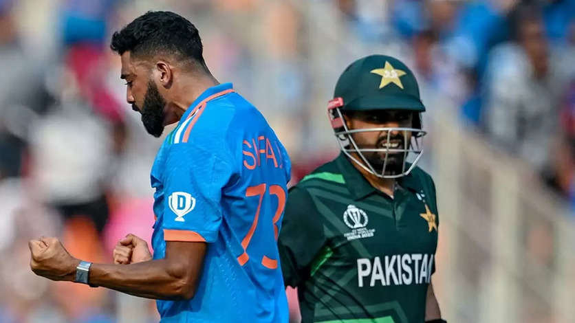 Pakistan was all out in 191 overs under 42.5 overs on an incredible batting track as they buckled under pressure from a disciplined Indian bowling lineup. In their highly anticipated World Cup match against India, Pakistan's batting squad suffered a middle-order collapse following a strong start. Pakistan managed to surpass the 150-run barrier thanks to the combined efforts of Babar Azam and Mohammed Rizwan, but Kuldeep Yadav and Jasprit Bumrah struck first.  The Babar Azam-led squad became the second in the ongoing World Cup to smash no sixes in an innings with this collapse. However, this collapse ranks among their worst batting collapses in One-Day Internationals.  This is a list of the documents:  There have been no sixes in an inning this World Cup: AU against SA Lucknow, India vs. Pakistan Ahmedub  Worst Pakistan ODI batting collapses: 32/8 against WI Cape Town 1993 (11/2 - 43/10) 33/8 against the 2012 SL Colombo RPS (166/2 - 199/10) Ahmedabad 2023 vs. Ind 36/8 (155/2 - 191/10)  The trouble started when Babar Azam, the captain of Pakistan, was bowled by Mohammed Siraj after he had amassed 50 runs, ending an 82-run stand for the third wicket. Pakistan's middle order suffered against the Indian bowlers' combination of pace and spin after Babar was removed.  With Saud Shakeel and Iftikhar Ahmed both reaching in single figures, Kuldeep Yadav claimed their wickets, reducing Pakistan to just 166 runs at the cost of five wickets. After Jasprit Bumrah got rid of the highly effective Mohammad Rizwan for 49 runs, the wickets kept falling. Shadab Khan, the best all-round player in Pakistan, was dismissed by Bumrah, adding another wicket to his total. Khan scored just two runs.  Pakistan's innings was over in just 42.5 overs as Hardik Pandya and Ravindra Jadeja claimed the final three wickets.