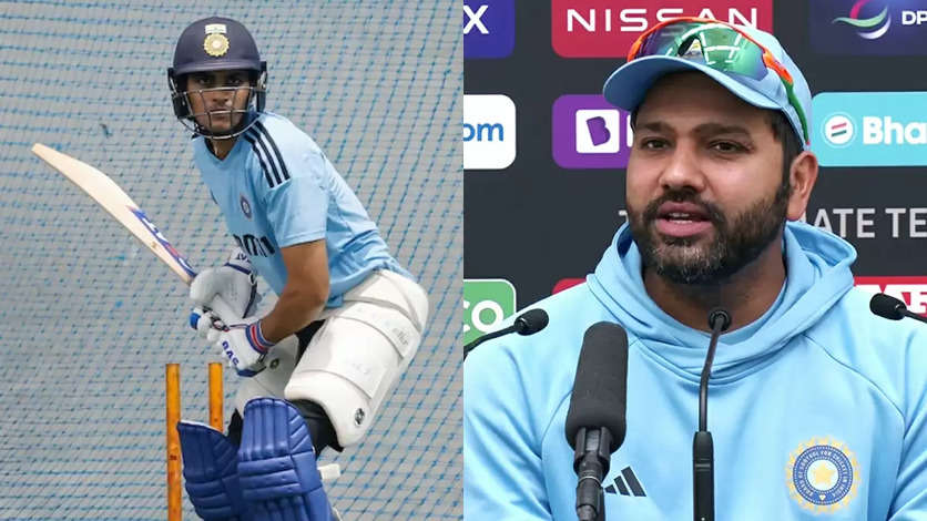 IND vs. PAK: On October 14, will Shubman Gill play against Pakistan? In response, Rohit Sharma says before the match